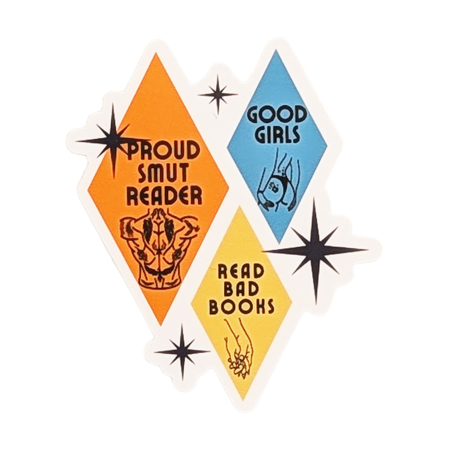 💋 Proud Smut Reader Sticker – Good Girls Read Bad Books