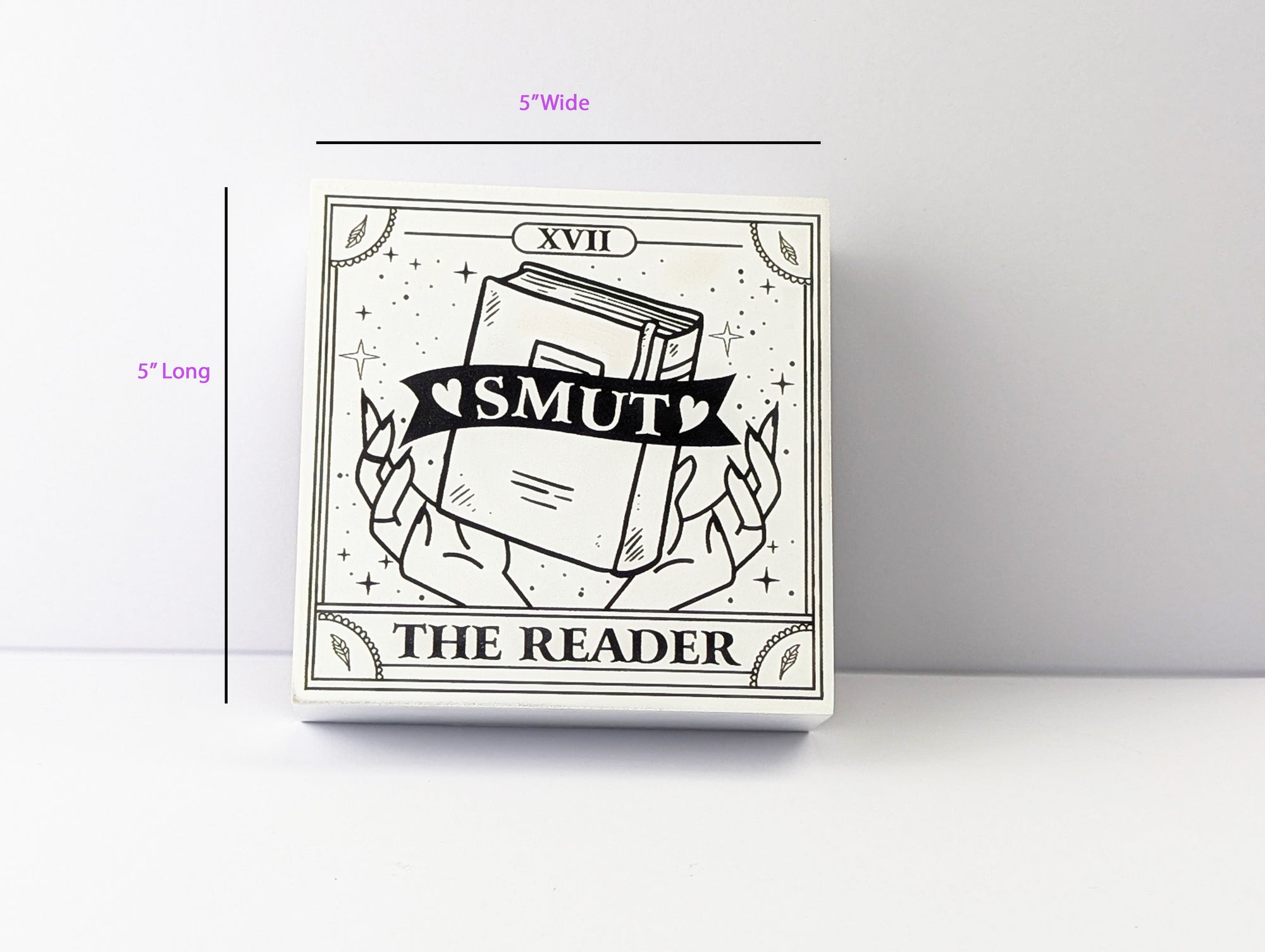 Smut The Reader Wooden Plaque