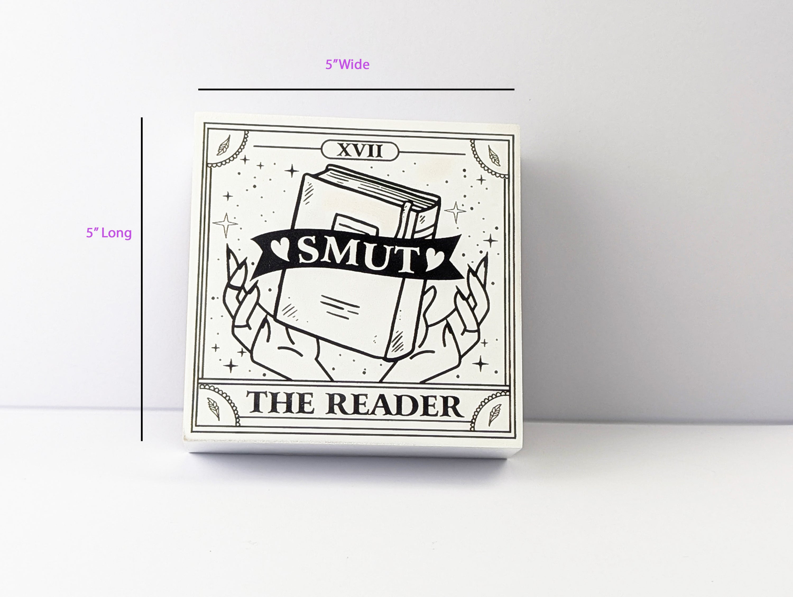 Smut The Reader Wooden Plaque