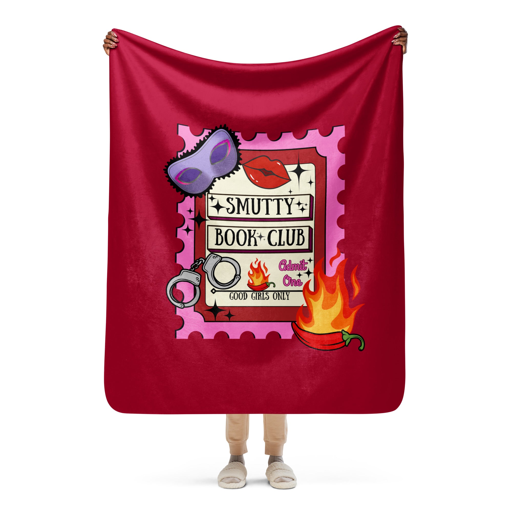 Smutty Book Club blanket