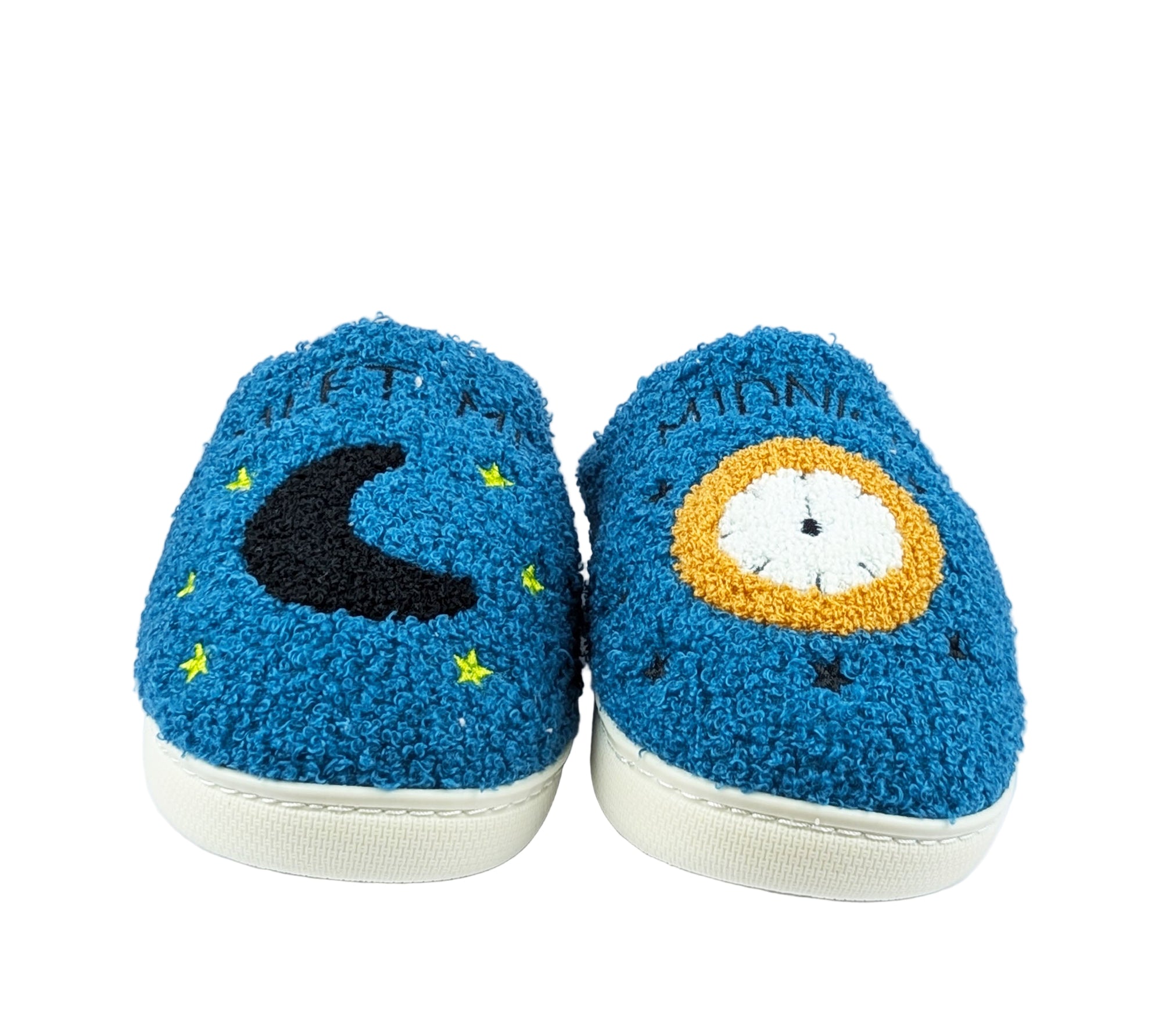 Meet Me At Midnight Blue Slippers