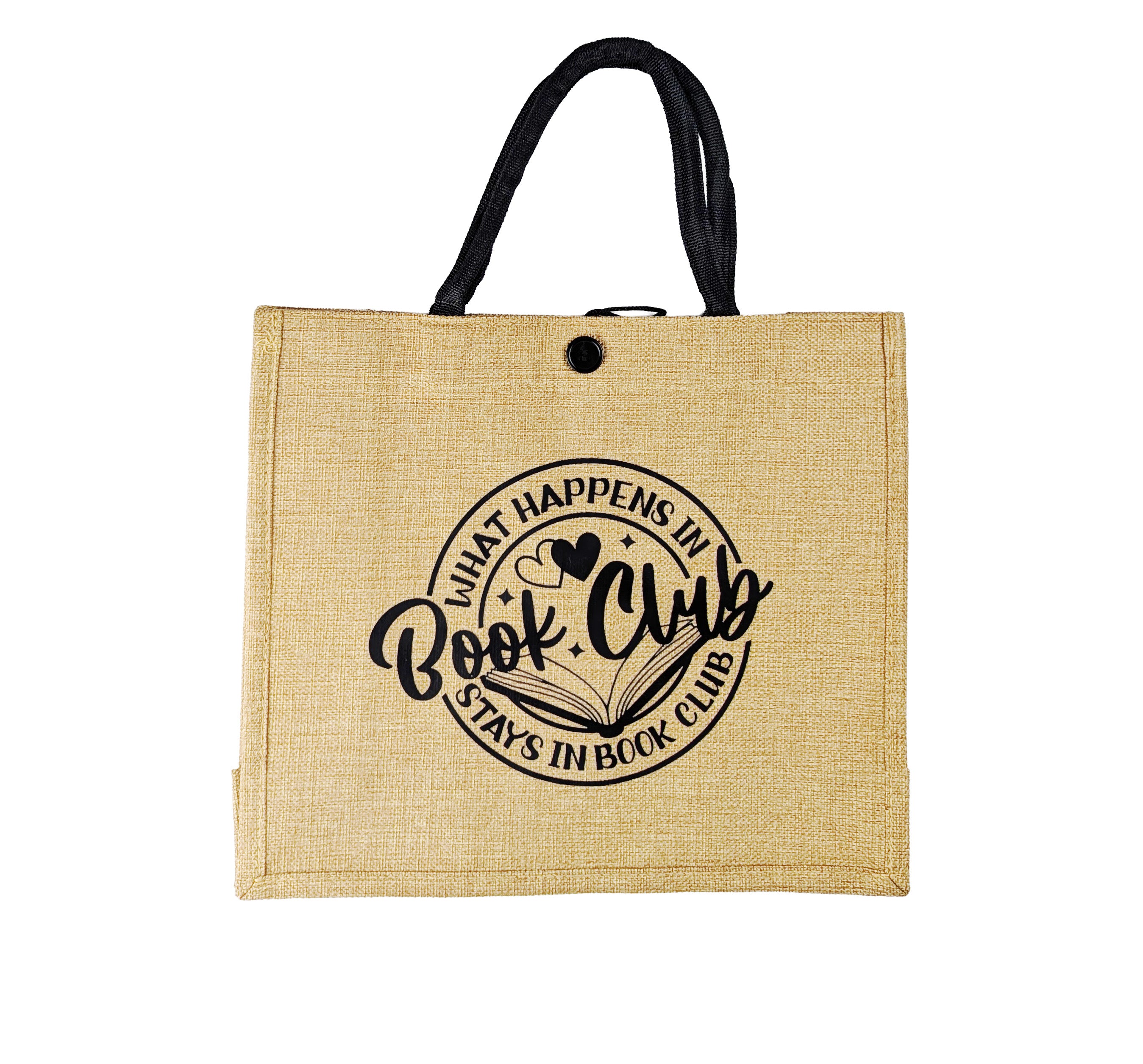 💋 What Happens in Book Club Tote Bag