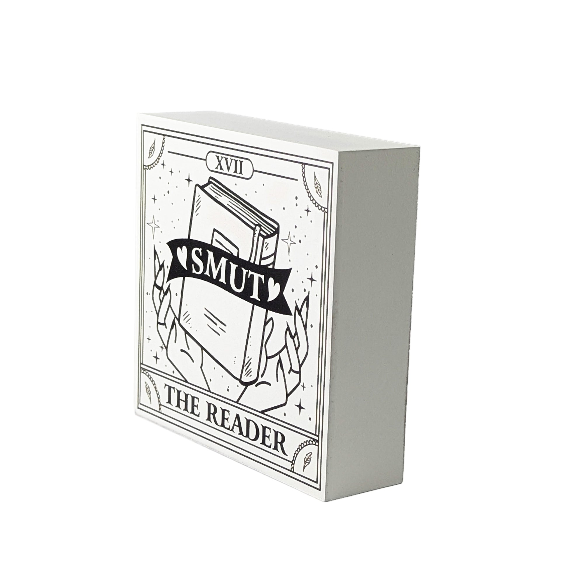 Smut The Reader Wooden Plaque