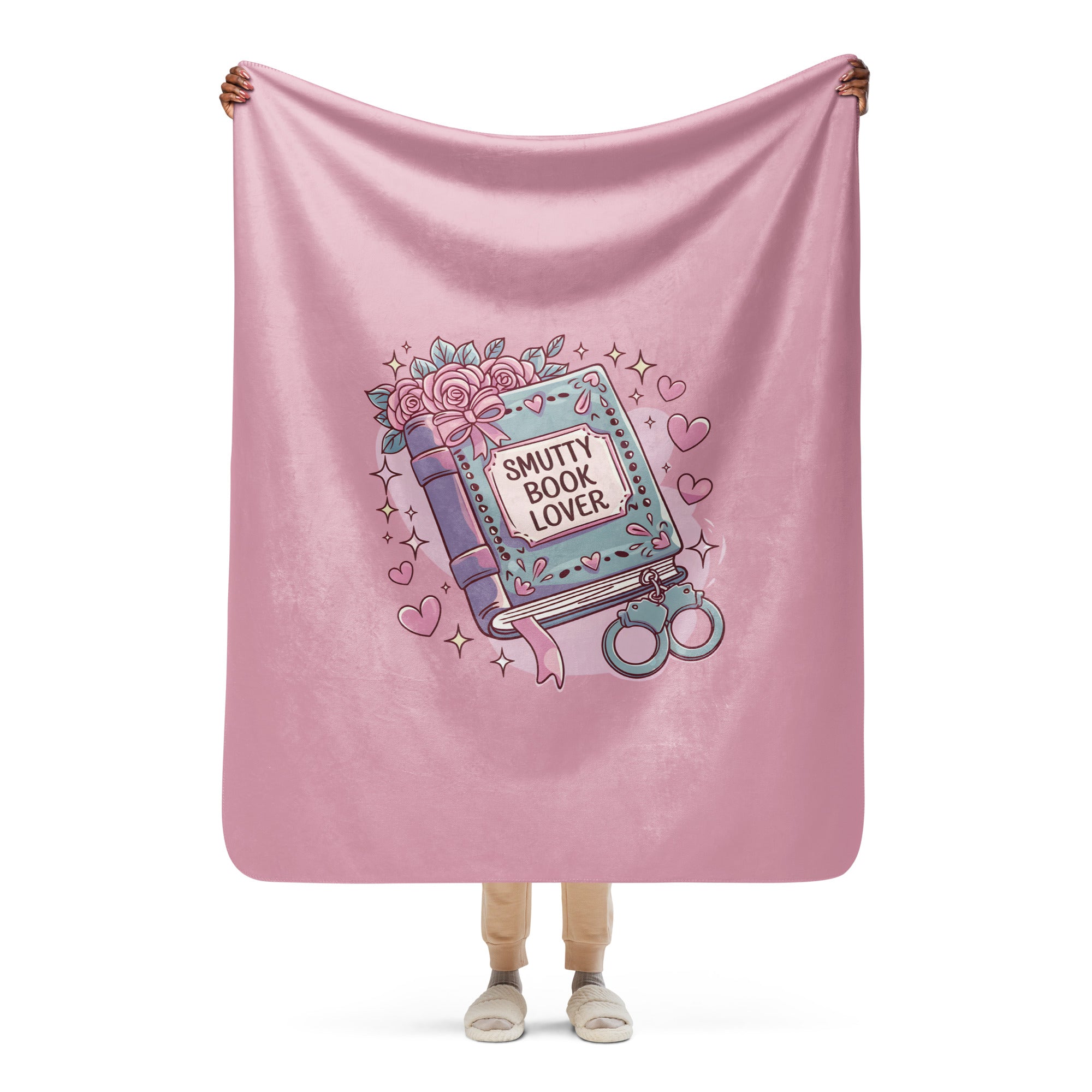 💖 Smutty Book Lover Blanket 💖 - Pink