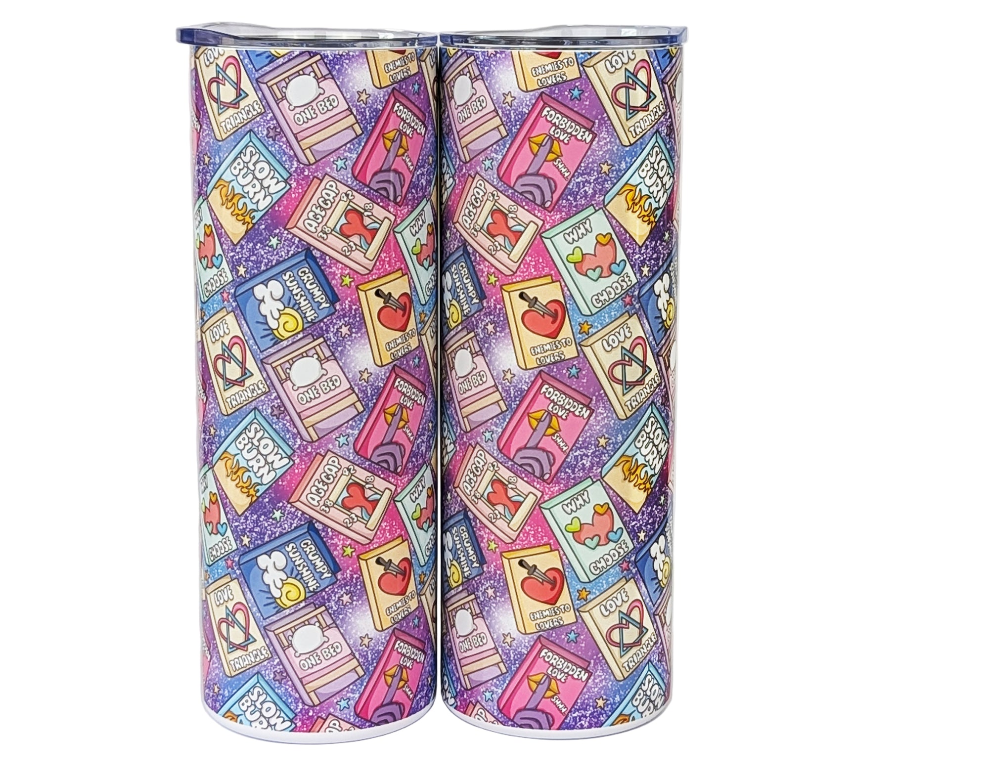 Romance Tropes Smutty Tumbler – 20oz